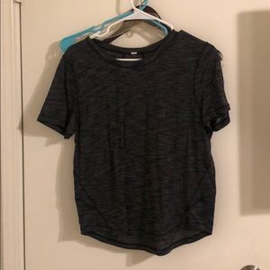 Charcoal Grey Lululemon Short Sleeve Running Shirt